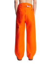 Orange Multi-Pocket Trousers | PDP | Antonia