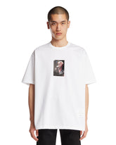 White Printed Cotton T-Shirt | PDP | Antonia