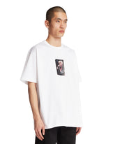 White Printed Cotton T-Shirt | PDP | Antonia