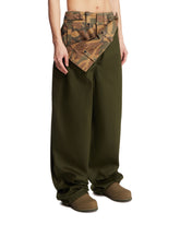 Green Panel Pants | PDP | Antonia