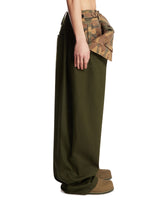 Green Panel Pants | PDP | Antonia