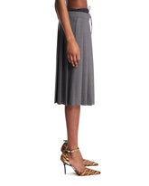 Gonna A Pieghe Grigia | PDP | Antonia