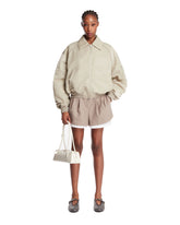 Giacca Bomber In Nylon Beige - JUUN.J WOMEN | PLP | Antonia