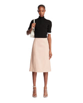 T-Shirt A Costine Con Zip Nera - JUUN.J WOMEN | PLP | Antonia