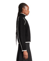 Felpa in Tessuto Tecnico Nera | PDP | Antonia