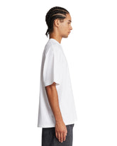 White Cotton Crewneck T-Shirt | PDP | Antonia