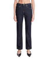 Dark Blue Straight-Leg Jeans | PDP | Antonia