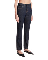 Dark Blue Straight-Leg Jeans | PDP | Antonia