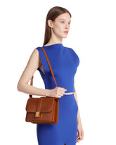 Brown Blake Leather Shoulder Bag | PDP | Antonia