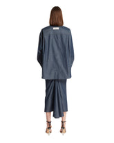 Blue Cotton Shirt | PDP | Antonia