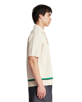 Beige Floral Crocodile Polo | PDP | Antonia