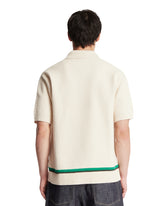 Beige Floral Crocodile Polo | PDP | Antonia
