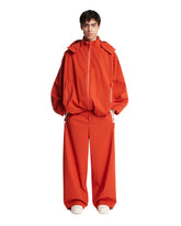 Orange Loose-Fit Taffeta Pants | PDP | Antonia
