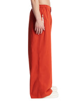 Orange Loose-Fit Taffeta Pants | PDP | Antonia