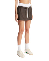 Brown Wool Mini Skirt | PDP | Antonia