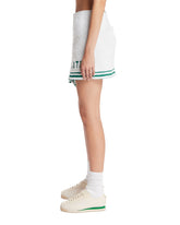 White Boucle Knit Mini Skirt | PDP | Antonia