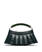 Green H Lenglen Runway Leather Wallet | PDP | Antonia