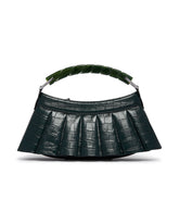 Green H Lenglen Runway Leather Wallet | PDP | Antonia