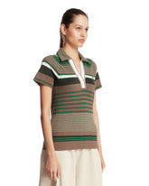 Multicolor Striped Slim Fit Polo | PDP | Antonia