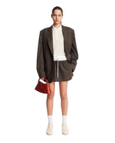 Brown Heavy Pure Wool Blazer | PDP | Antonia