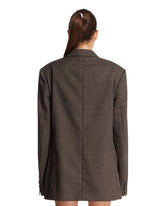 Brown Heavy Pure Wool Blazer | PDP | Antonia