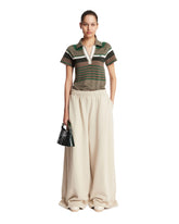 Beige Satin Joggers | PDP | Antonia