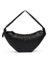 Black Large Croissant Bag | PDP | Antonia
