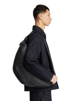 Black Large Croissant Bag | PDP | Antonia