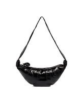 Black Medium Croissant Bag | PDP | Antonia