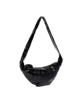 Black Medium Croissant Bag | PDP | Antonia