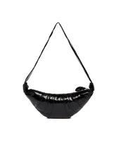 Black Medium Croissant Bag | PDP | Antonia