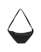 Black Medium Croissant Bag | PDP | Antonia