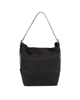 Black Canvas Belted Bag - TUTTI CHECK ATELIER | PLP | Antonia