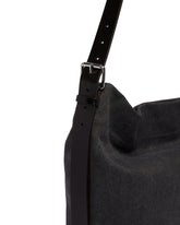 Black Canvas Belted Bag - TUTTI CHECK ATELIER | PLP | Antonia