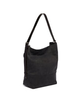 Black Canvas Belted Bag | PDP | Antonia