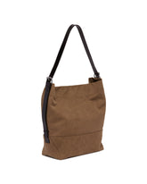 Brown Canvas Belted Bag | PDP | Antonia