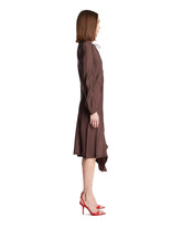 Brown Asymmetric Dress | PDP | Antonia