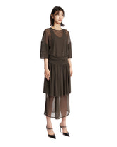 Brown Double-Layer Dress | PDP | Antonia