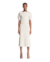 Gray Off-Shoulder Dress - LEMAIRE WOMEN | PLP | Antonia