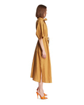 Brown Cotton and Silk Tube Dress | PDP | Antonia