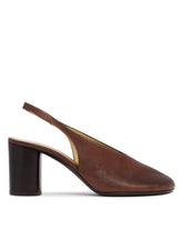 Glove Slingback Pumps Marroni - SCARPE CON TACCO DONNA | PLP | Antonia