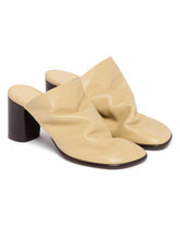 Beige Leather Mules - Women's mules | PLP | Antonia
