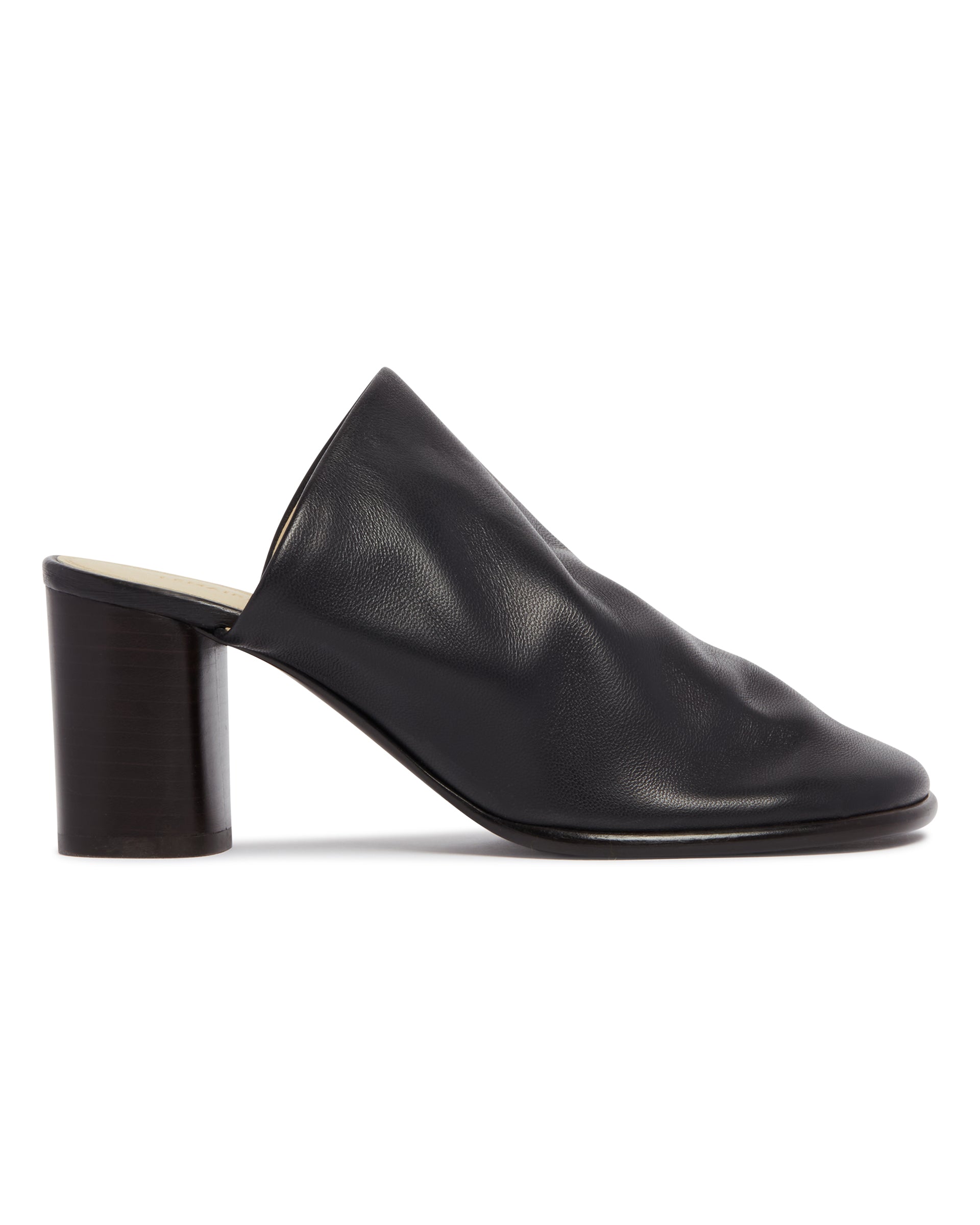 Black Leather Mules | LEMAIRE - Antonia