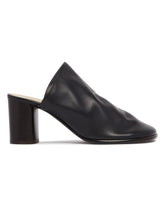 Black Leather Mules | PDP | Antonia