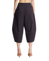 Blue Balloon-Cut Bermuda Shorts | PDP | Antonia