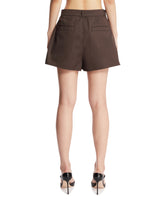 Brown Cotton Shorts | PDP | Antonia