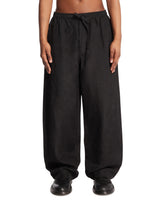 Pantaloni Ampi Con Coulisse Neri | PDP | Antonia