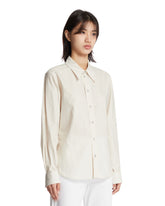 Beige Cotton and Silk Shirt | PDP | Antonia