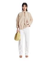Beige Shirt with Scarf - Women's shirts | PLP | Antonia