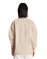 Beige Shirt with Scarf | PDP | Antonia